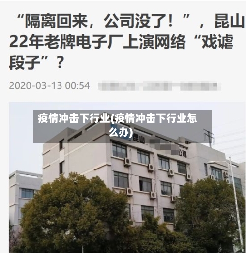 疫情冲击下行业(疫情冲击下行业怎么办)-第1张图片