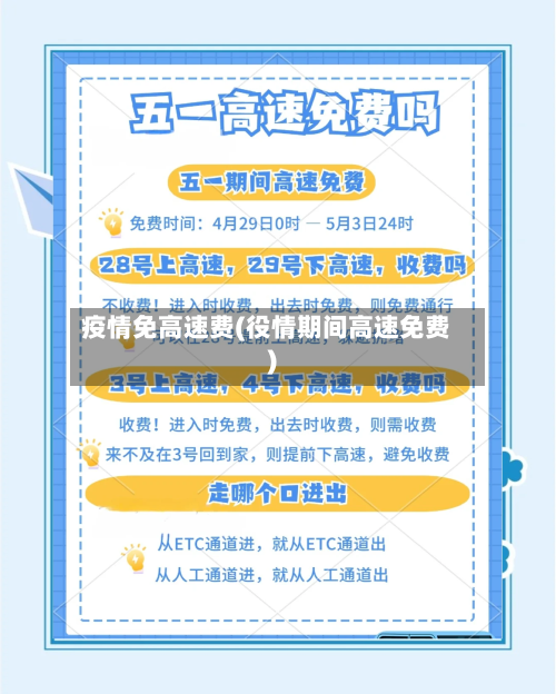 疫情免高速费(役情期间高速免费)-第2张图片