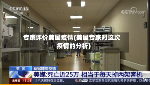 专家评价美国疫情(美国专家对这次疫情的分析)-第1张图片
